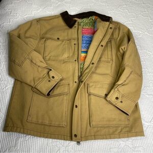 TERRITORY AHEAD Yellowstone Jacket Blanket Lined Chore Barn Rancher Canvas Sz XL
